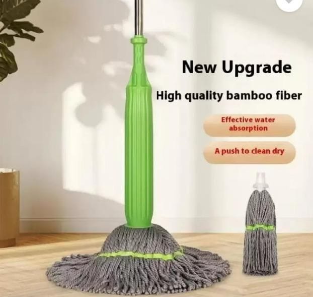 Self-Twisting Water Rotating Mop | 360° Hands-Free Magic Spin Mop for Home Cleaning